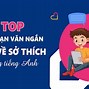 Bài Văn Tiếng Anh Về Sở Thích Đá Bóng