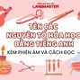 Cách Đọc Tên Tiếng Anh Của Các Nguyên Tố Hóa Học