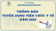 Sở Y Tế Cao Bằng Tuyển Dụng Viên Chức 2024